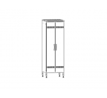 Tīrīšanas skapis krk-600, Inox baltic, KRK-600