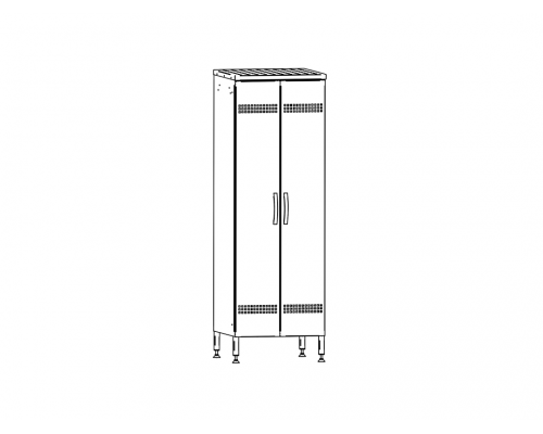 Cleaning cabinet krk-600, Inox baltic, KRK-600