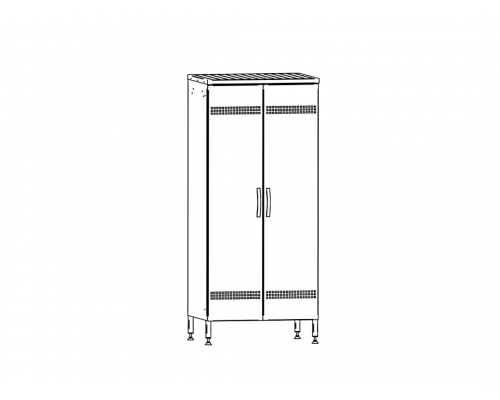 Cleaning cabinet krk-800, Inox baltic, KRK-800