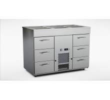 Cold cupboard with cold basin ksk-1206, Inox baltic, KSK-1206