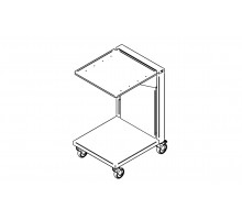 Basket dispenser trolley nkl, Inox baltic, NKL