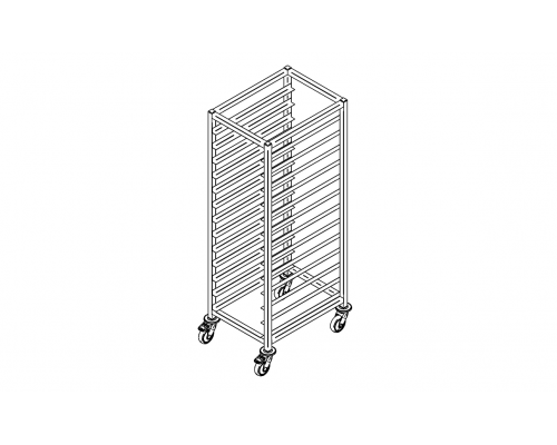 Bakery trolley p-13/400, Inox baltic, P-13/400