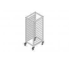 Bakery trolley p-13/450, Inox baltic, P-13/450