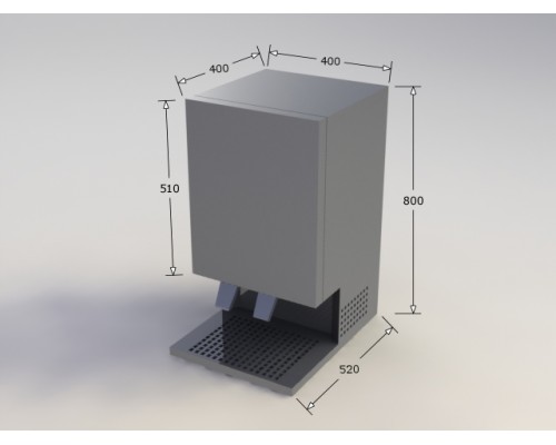 Milk dispenser pa-2, Inox baltic, PA-2