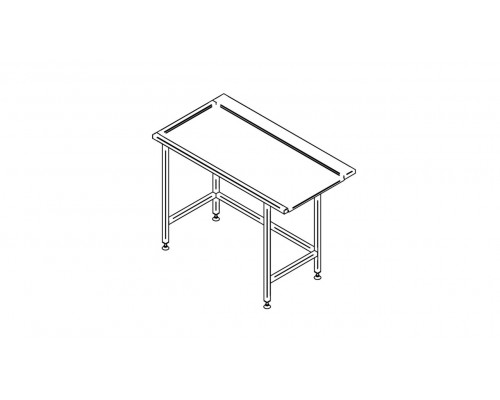 Stainless steel sorting table (600-1400mm), Inox baltic, SL (600-1400mm)