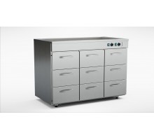 Karstais skapis ar izlietni ssk-1209, Inox baltic, SSK-1209