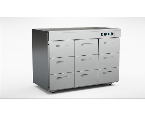 Hot cupboard with basin ssk-1209, Inox baltic, SSK-1209