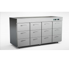 Karstais skapis ar izlietni ssk-16012, Inox baltic, SSK-16012