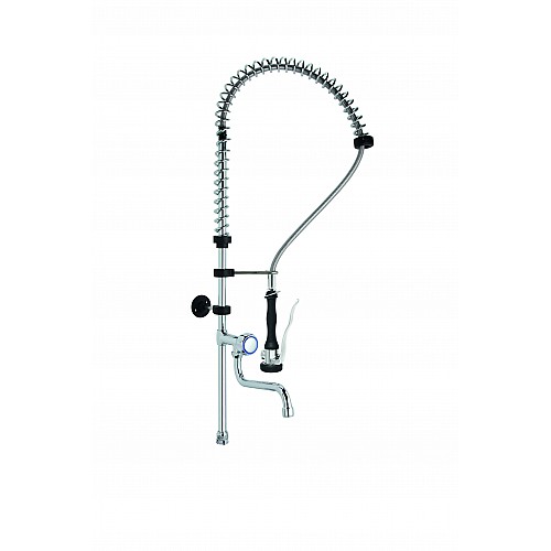 KIT SHOWER WITH BASE SUPPORT SWINGING SPOUT  IN THE MIDDLE OF THE TUBE AND PREMIUM SHOWER HAND