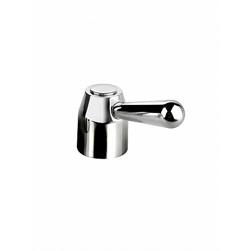 CHROMED LEVER HANDLE WITH NEUTRAL PLATE FOR R000000004 - SR000000023