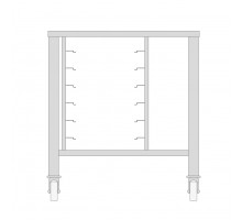 Table with Wheels for Steamer 3X + 4X 1/1 GN