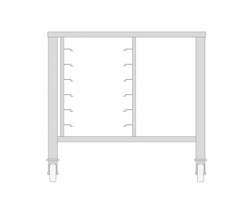 Table with Wheels for Steamer 7X 1/1 GN