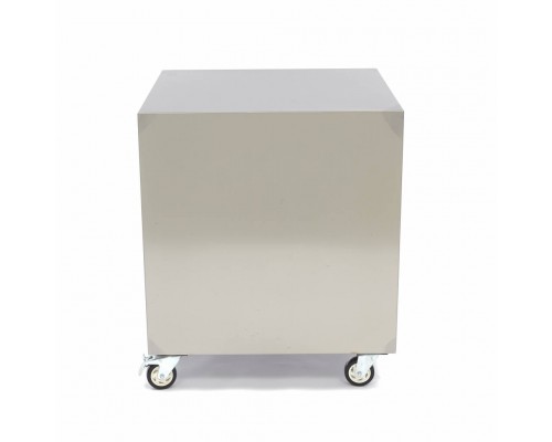 Stainless Steel Machine Table - 60 x 60cm - 120kg Load Capacity - on Wheels