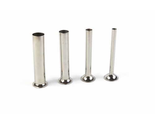 Sausage Filler Stainless Steel Tubes - Set of 4 Pieces