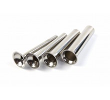 Sausage Filler Stainless Steel Tubes - Set of 4 Pieces