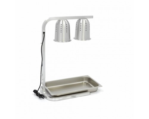 Heating Lamp - 2 Lamps - incl 2 Lamps and 1 x 1/1 GN Container