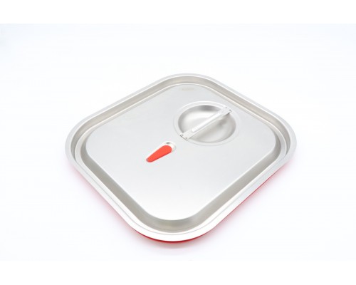 Gastronorm Lid - 2/3 GN - Stainless Steel - Airtight Seal