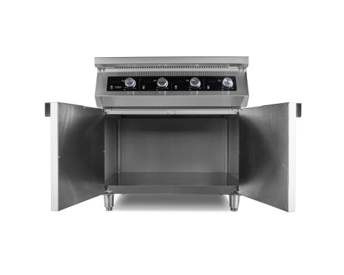 Cooker - 4 Burners - Induction - 70cm Deep - with Stand