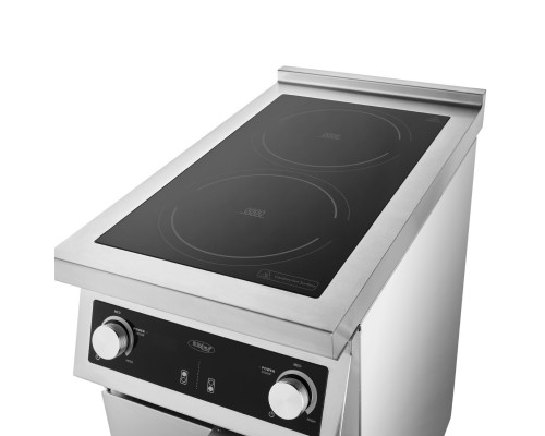 Cooker - 2 Burners - Induction - 70cm Deep - with Stand