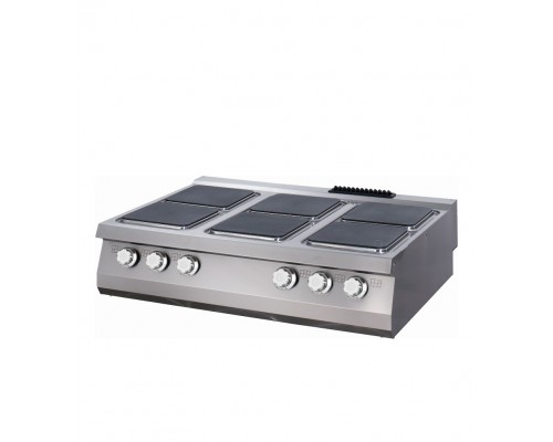 Premium Cooker - 6 Burners - Triple Unit - 90cm Deep - Electric