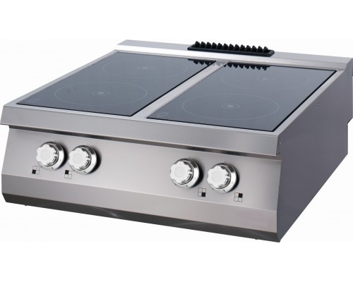 Premium Infrared Cooker - 4 Burners - Double Unit - 90cm Deep - Electric