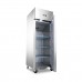 Fridge - 600L - 3 Adjustable Shelves (2/1 GN) - on Wheels - Stainless Steel