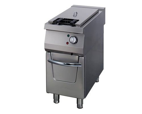 Premium Deep Fryer - 1 x 22L - Single Unit - 90cm Deep - with Drain Tap - Electric