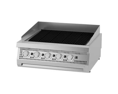 Premium Chargrill - 5 Zones - Double Unit - 90cm Deep - Gas