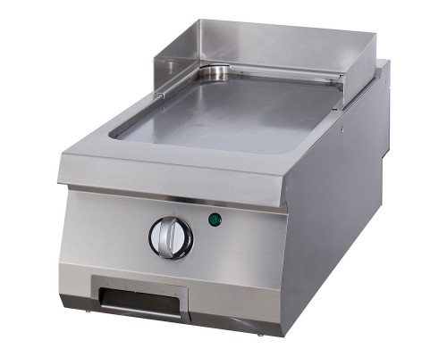 Premium Griddle - Smooth Chrome - Single Unit - 90cm Deep - Gas