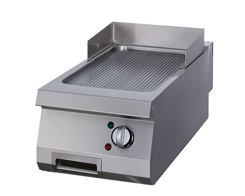 Premium Griddle - Grooved - Single Unit - 90cm Deep - Electric