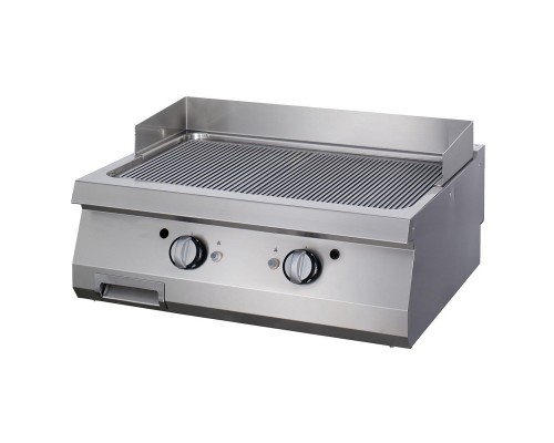 Premium Griddle - Grooved - Double Unit - 90cm Deep - Gas