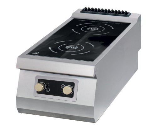 Premium Induction Cooker - 2 Burners - Single Unit - 90cm Deep - Electric