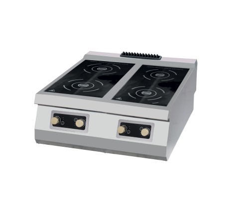 Premium Induction Cooker - 4 Burners - Double Unit - 90cm Deep - Electric