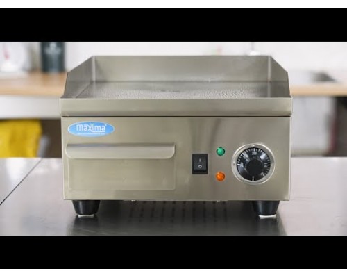 Commercial Grade Griddle - Smooth - Single Unit - 60cm Deep - Electric