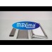 Stainless Steel Table - 200 x 60cm - Adjustable Height - with Backsplash and Storage Shelf