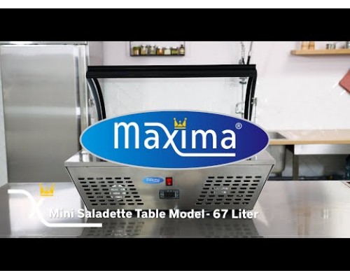 Saladette - 67L - incl 8 x 1/6 GN - Tabletop