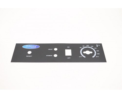 FRYER 16L - Control Panel Sticker