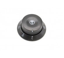 WAFFLE - Temperature Knob With Scale Ring 300°C (Black)