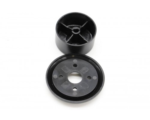 WAFFLE - Temperature Knob With Scale Ring 300°C (Black)