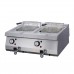 Heavy Duty Deep Fryer - 2 x 12L - Double Unit - 70cm Deep - with Drain Tap - Electric