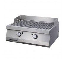 Heavy Duty Griddle - Grooved - Double Unit - 70cm Deep - Electric