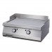 Heavy Duty Griddle - Smooth Chrome - Double Unit - 70cm Deep - Electric