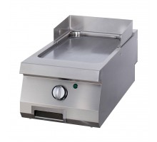 Heavy Duty Griddle - Smooth Chrome - Single Unit - 70cm Deep - Electric