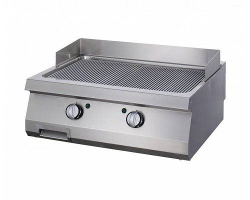 Heavy Duty Griddle - Grooved - Double Unit - 70cm Deep - Gas