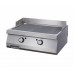 Heavy Duty Griddle - Grooved Chrome - Double Unit - 70cm Deep - Gas