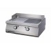 Heavy Duty Griddle - Half Grooved Chrome - Double Unit - 70cm Deep - Gas