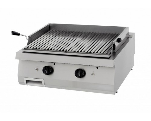 Heavy Duty Lava Stone Grill - Double Unit - 70cm Deep - Gas