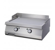 Heavy Duty Griddle - Smooth Chrome - Double Unit - 70cm Deep - Electric