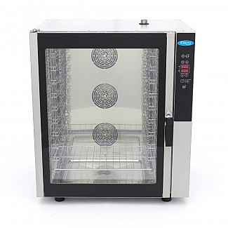 Combi Steam Oven - Fits 10 Trays (1/1 GN / 60 x 40cm) - Digital Display - 400V