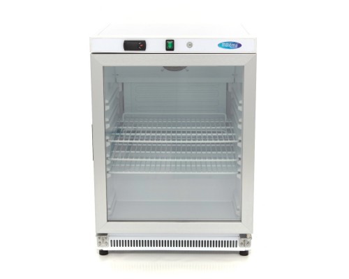 Fridge - 200L - White - with Glass Door